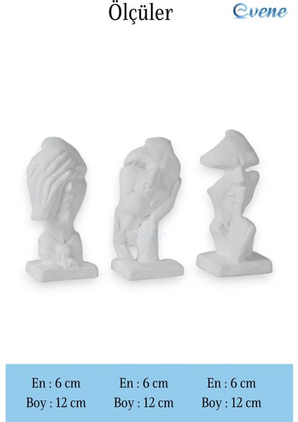 Biblo Dekoratif Obje Heykel Biblo Dekoratif Süs Eşyası Siyah Model 31