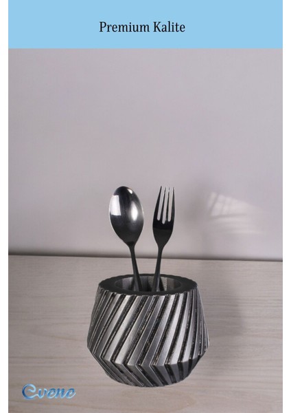 Tezgah Üstü Kaşıklık Dekoratif Dik Kaşıklık Silindir Kaşıklık Altın Renk Model 21 modelleri