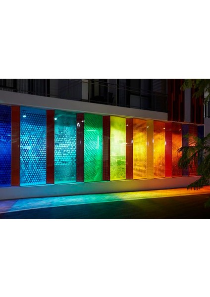 50 cm Wallwasher LED Bina Dış Duvar Aydınlatma Mavi Işık fırsatları