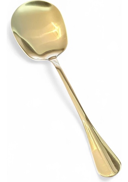 4'lü Gold Servis Kaşığı Paslanmaz Çelik Lüx Salata Börek Pasta Fırın Tavuk Patates Servis Kaşığı fiyatları