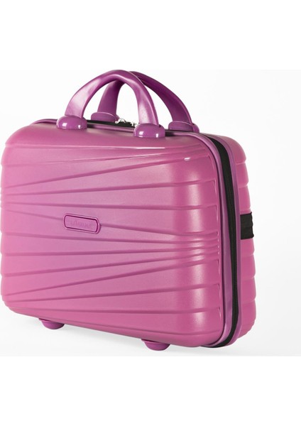 Mor Makyaj Çantası Darbelere Karşı Yüksek Koruma Yerli Üretim