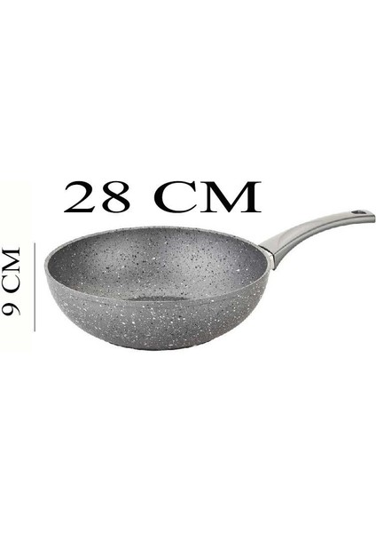 Granit Wok Tava 28X9 cm