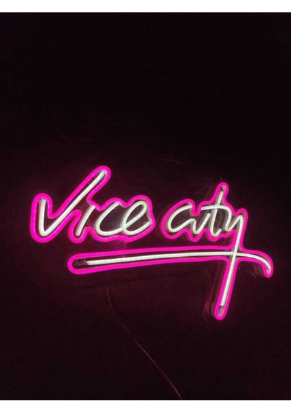 Gta Vice City Neon Tabela Neon Yazı Dekoratif Aydınlatma fiyatları