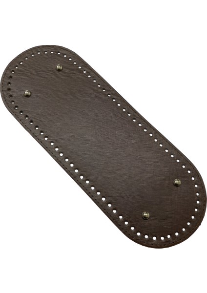 Deri Çanta Tabanı 12*31,5 Rivetli Oval Dikdörtgen