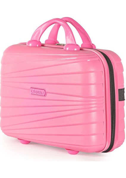 Pembe Makyaj Çantası Darbelere Karşı Yüksek Koruma Yerli Üretim