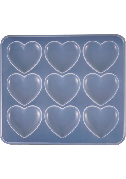 Epoksi Reçine Silikon Kalıp Ithal Dokuzlu Kalp Figürlü Magnet Silikon Kalıp HB45215 - 0006 indirimleri