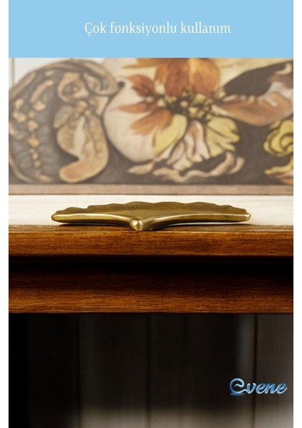 Takı Makyaj Düzenleyici Kozmetik Organizer Dekoratif Tabak Altın Renk Model 19 indirimleri