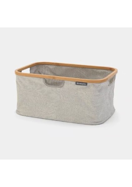 Grey Katlanabilir Dikdörtgen Kumaş Çamaşır Sepeti 40 L fiyatları