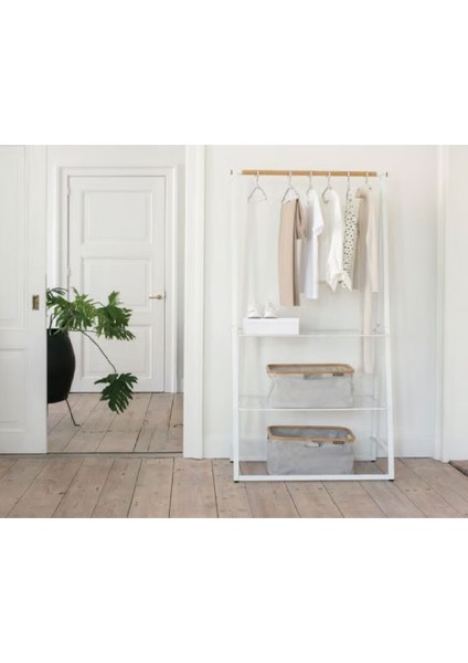 Grey Katlanabilir Dikdörtgen Kumaş Çamaşır Sepeti 40 L fırsatları