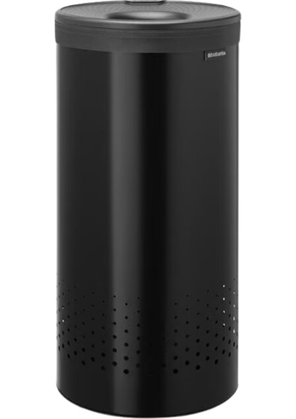 Matt Black Plastik Kapaklı Çamaşır Sepeti 35 L fiyatları