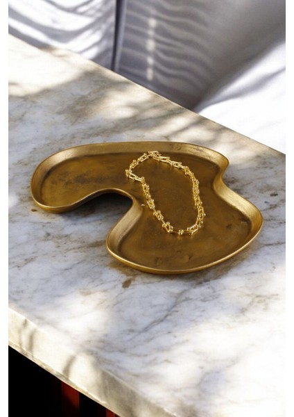 Takı Tabağı Takı Organizeri Takı Makyaj Kozmetik Düzenleyici Gümüş Eskitme Renk Model 16