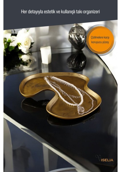 Takı Tabağı Takı Organizeri Takı Makyaj Kozmetik Düzenleyici Gümüş Eskitme Renk Model 16 fırsatları