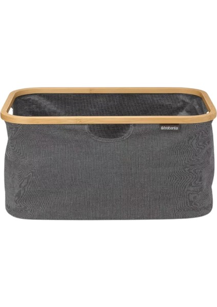 Pepper Black Katlanabilir Dikdörtgen Kumaş Çamaşır Sepeti 40 L