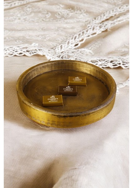 Şekerlik Lokumluk Drajelik Altın Eskitme Renk Model 20