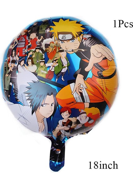 Anime Naruto 9 Yaş Doğum Günü Balon Set Naruto Konsept Doğum Günü Parti Balon Set