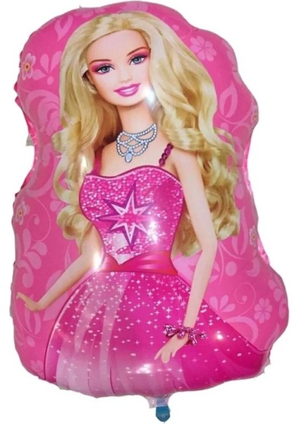 Barbie 5 Yaş Balon Seti Barbie Konsept Parti Barbie Pembe Doğum Günü Balon Seti