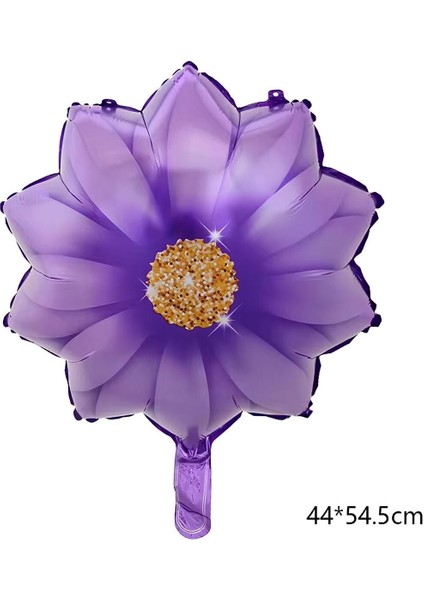 Mor Papatya 2 Yaş Balon Set Mor Papatya Konsept Doğum Günü Balon Set fiyatları