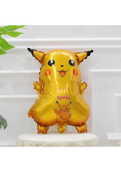 Pokemon Pikachu Konsept 2 Yaş Doğum Günü Balon Set Pokemon Pikaçu Folyo Balon Set