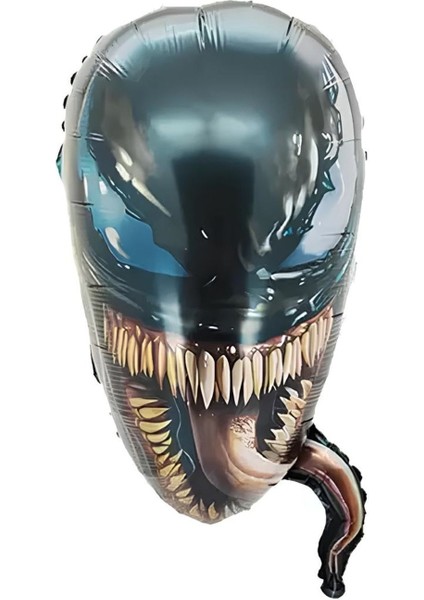 Zehirli Öfke Venom 2 Yaş Doğum Günü Balon Set Venom Kırmızı Konsept Doğum Günü Parti Balon Set