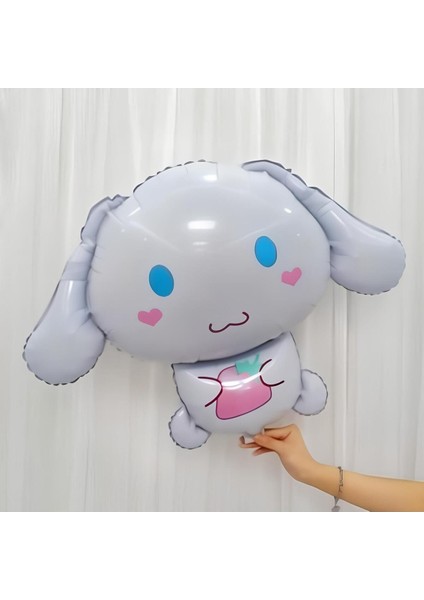 Sanrio Kuromi Cinnamon 5 Yaş Balon Set Anime Hello Kitty Kuromi Cinnamon Konsept Doğum Günü Balon