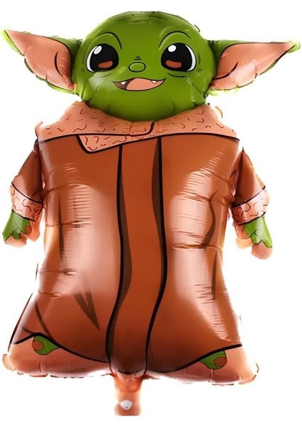 Star Wars Yoda 5 Yaş Yeşil Rakam Balon Set Yıldız Savaşları Yoda Konsept Doğum Günü Balon Set