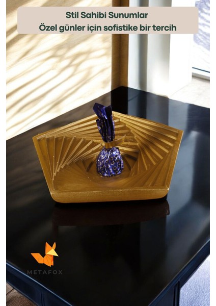 Şekerlik Lokumluk Drajelik Altın Renk fiyatları