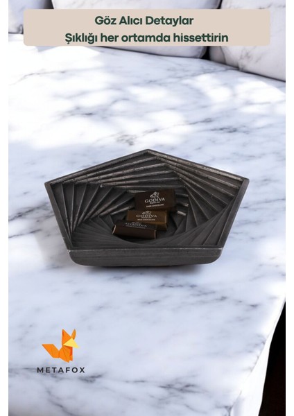 Şekerlik Lokumluk Drajelik Altın Renk Model 9