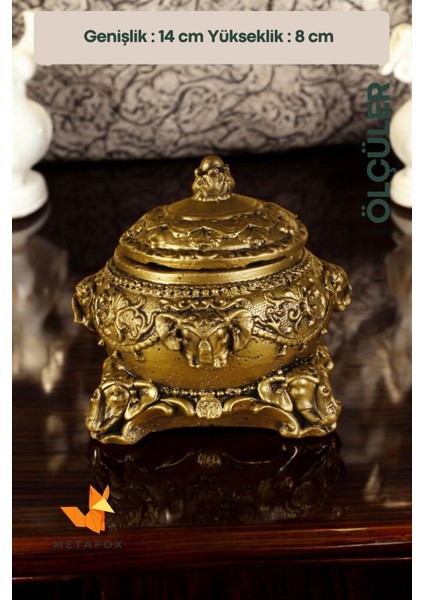 Şekerlik Kapaklı Kase Kurabiyelik Kapaklı Şekerlik Altın Eskitme Renk Model 1 modelleri