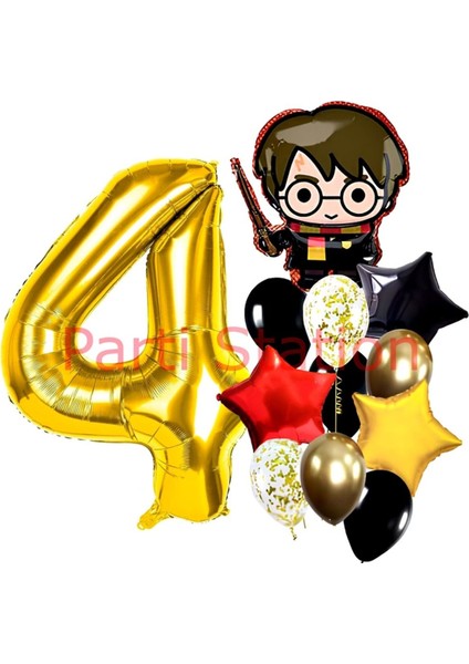 Harry Potter 4 Yaş Balon Set Harry Potter Hogwarts Konsept Doğum Günü Parti Balon Set