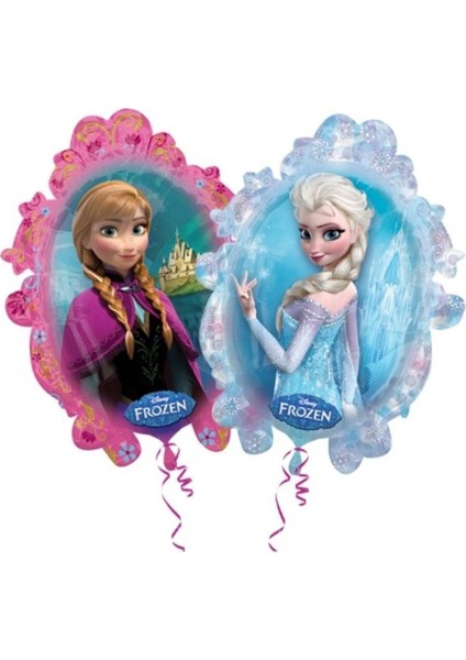 Frozen Elsa Konsept 7 Yaş Balon Set Karlar Ülkesi Tema Doğum Günü Folyo Balon Set