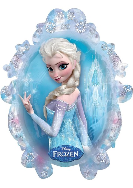Frozen Elsa Konsept 7 Yaş Balon Set Karlar Ülkesi Tema Doğum Günü Folyo Balon Set