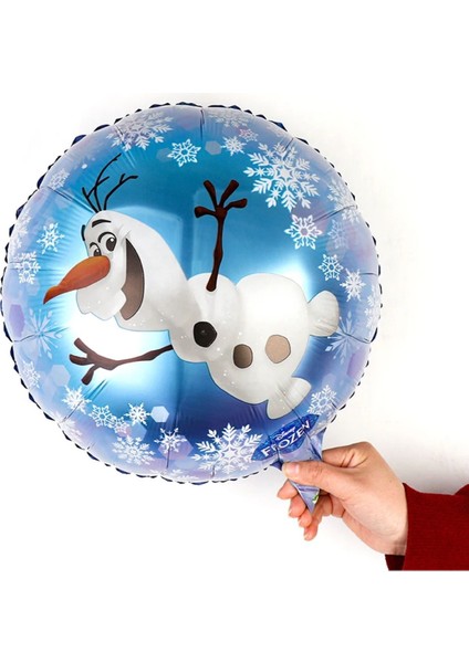 Karlar Ülkesi Frozen Elsa Olaf 1 Yaş Balon Set Frozen Elsa Olaf Konsept Doğum Günü Folyo Balon Set 1 adet Olaf Balon 2 adet yuvarlak olaf balon 1 adet Yıldız balon 4 adet normal balon.