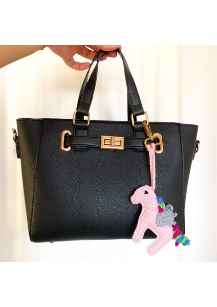 El Örgüsü Unicorn Charm & Çanta Süsü (%100 Pamuk)