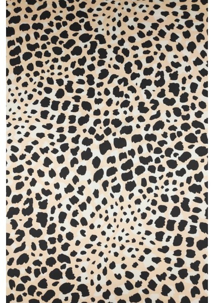 Leopar Desenli Dijital Baskılı Şifon Saten Kumaş / En 1,50 cm fiyatları