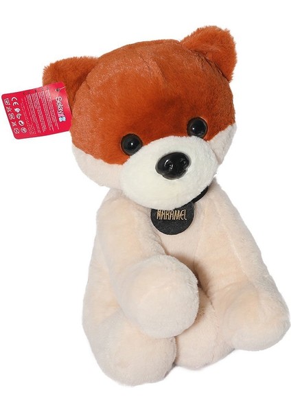 1397 Karamel Köpek 30 cm Ekru