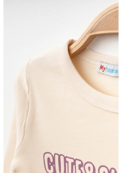 Bunny Baskılı Uzun Kol Pijama Takımı 74169 modelleri