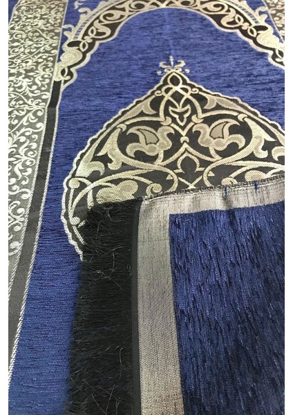 Damat Bohçaları Için Lacivert Osmanlı Desen Tafta Şönil Kadife Seccade,takke,inci Tesbih,yasin modelleri