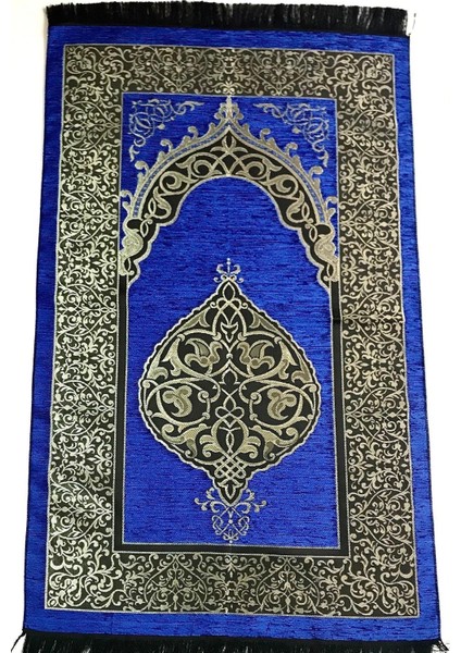 Damat Bohçaları Için Saks Mavi Osmanlı Desen Tafta Şönil Kadife Seccade,takke,inci Tesbih,yasin fiyatları