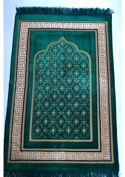 Zümrüt Yeşil Şipinger Kadife Seccade fiyatları