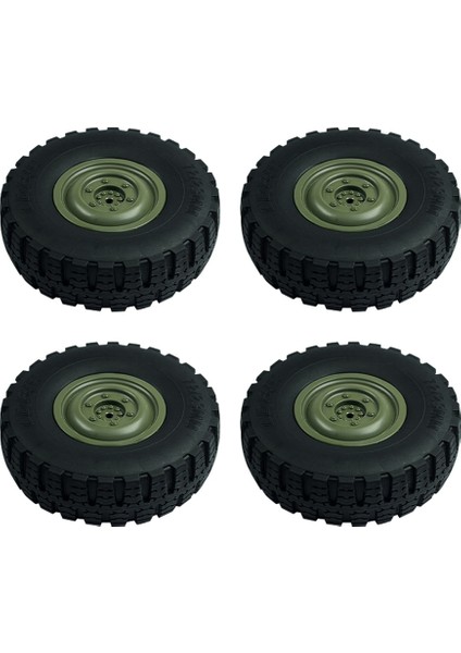 4 Adet LD-P06 Jant Lastiği Lastik Ldrc LD-P06 Ld P06 Unimog 1/12 Rc Kamyon Araba Yedek Parça Aksesuarları, Yeşil (Yurt Dışından)