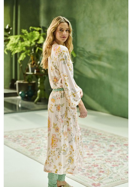 Noa Beyaz Viscose Kimono indirimleri