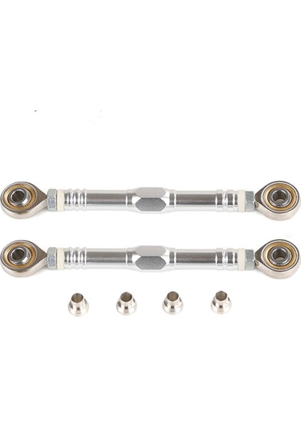 Cnc Metal Direksiyon Çekme Çubuğu Seti 1/5 Losı 5ıve-T 5t Rovan Lt Rc Oyuncak Arabalar Parçaları, Gümüş (Yurt Dışından)