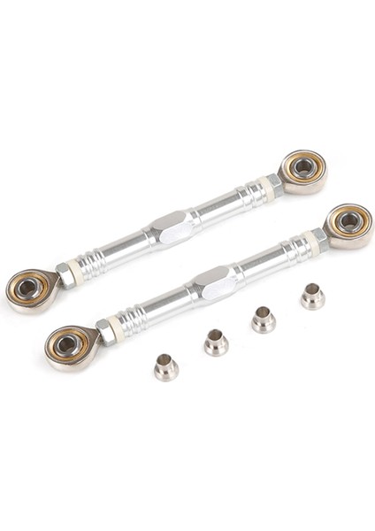 Cnc Metal Direksiyon Çekme Çubuğu Seti 1/5 Losı 5ıve-T 5t Rovan Lt Rc Oyuncak Arabalar Parçaları, Gümüş (Yurt Dışından)