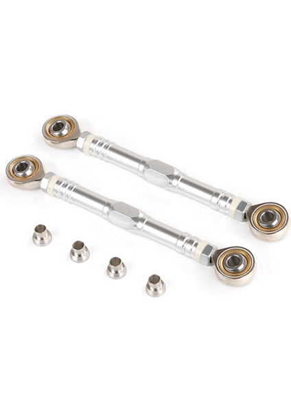 Cnc Metal Direksiyon Çekme Çubuğu Seti 1/5 Losı 5ıve-T 5t Rovan Lt Rc Oyuncak Arabalar Parçaları, Gümüş (Yurt Dışından)