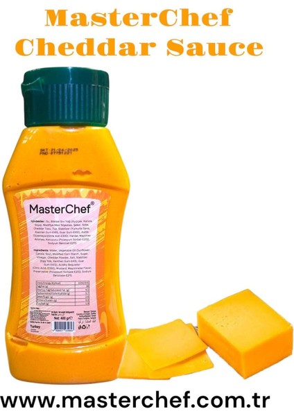 Cheddar Sos 400 gr 12 Adet