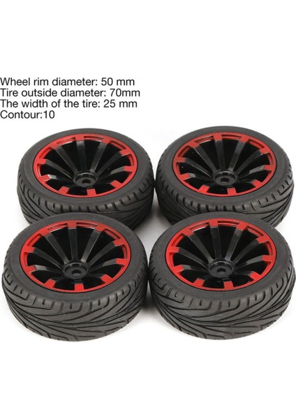 1/10 Rc Araba Yarışı Lastikleri Yolda Touring Drift Araba Lastiği Tekerlek Tamiya TT01 TT02 Ta-06 Xv-01 Ptg-2 Hpı Wr8 Kyosho Hsp (Yurt Dışından)