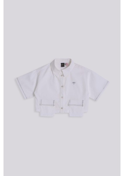 Bg Store Kız Çocuk Beyaz Gömlek indirimleri