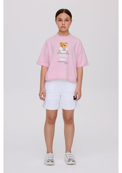 Bg Store Kız Çocuk Pembe Tshirt