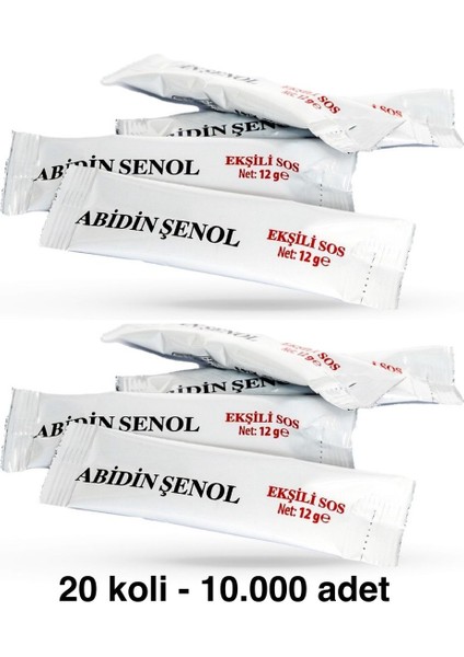 12 gr Ekşili Sos 20 Koli 10.000 Adet