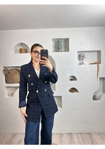 Çizgi Detay Tüvit Blazer 46511